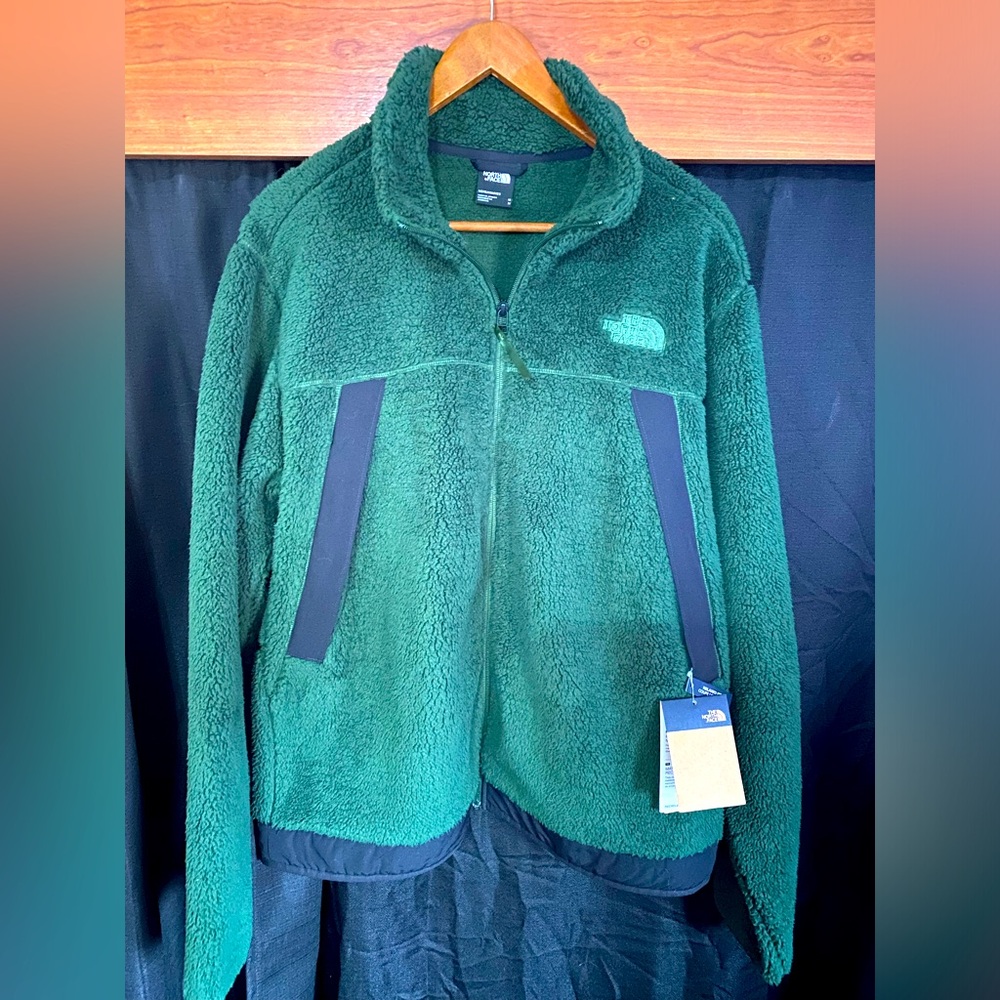 North face camp shire zip up fleece size M
